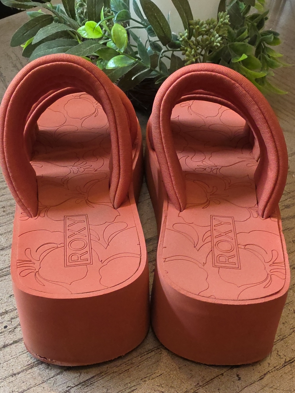 Platform Slide Sandals Roxy Size 7 - Picture 7 of 10